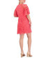 ფოტო #2 პროდუქტის Women's Lace Flutter-Sleeve Shift Dress