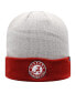 ფოტო #3 პროდუქტის Men's Gray, Crimson Alabama Crimson Tide Core 2-Tone Cuffed Knit Hat