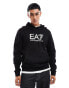 Фото #1 товара EA7 chest logo hoodie in black