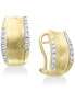 Фото #1 товара D'oro by EFFY® Diamond Hoop Earrings (3/8 ct. t.w.) in 14k Gold