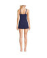 ფოტო #2 პროდუქტის Women's Chlorine Resistant Tulip Wrap Swim Dress One Piece Swimsuit