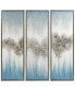 Фото #1 товара Sequence Textured Metallic Hand Painted Wall Art Set by Martin Edwards, 60" x 20" x 1.5"
