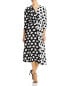 Boss Danotta Reverse Print Dress Black Fantasy US 6 UK 10