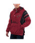 ფოტო #1 პროდუქტის Men's Cardinal, Black Arizona Cardinals Home Team Half-Zip Hoodie Jacket