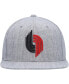 Men's Heather Gray Portland Trail Blazers Hardwood Classics 2.0 Snapback Hat