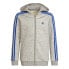 ADIDAS Essentials 3 Stripes full zip sweatshirt