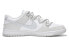 Фото #2 товара Кроссовки Nike Dunk Low GS Бело-серый