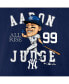 Фото #4 товара Men's Aaron Judge Navy New York Yankees Hometown Caricature T-Shirt