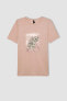 Kadın T-shirt C2123ax/br476 Rose