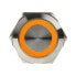 Фото #2 товара DimasTech Vandalismustaster 22mm - Silverline - orange