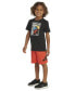 ფოტო #4 პროდუქტის Toddler & Little Boys Essential T-Shirt & Shorts, 2 Piece Set