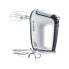 SEVERIN HM 3830, Hand mixer, White, Knead, Mixing, Buttons, Lever, Plastic, Stainless steel