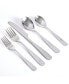 Фото #1 товара Hammered 46 Piece Flatware Set with Wire Caddy