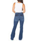 Фото #2 товара Juniors' Double-Button Flare Jeans