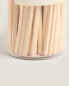 Glass jar with long matches
