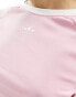 Adidas Originals three stripe baby tee in pastel pink XL - фото #6