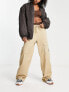 Фото #4 товара Calvin Klein Jeans logo cargo trousers in beige
