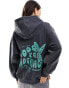 Фото #4 товара Good For Nothing backprint hoodie in grey