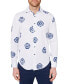 Фото #1 товара Men's Slim Fit Non-Iron Floral Performance Stretch Button-Down Shirt