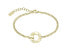 Charming gold-plated steel bracelet 1580504