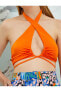 Фото #9 товара Белье Купальник со шнуровкой на шее Sahika Ercumen X Pencere Detaylı Bikini Top
