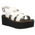 Фото #2 товара Dirty Laundry Pendulum Platform Sling Back Womens White Casual Sandals GPDO01ZW