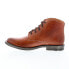 Фото #5 товара Bed Stu Hoover F414002 Mens Brown Leather Lace Up Chukkas Boots 9.5