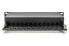 DIGITUS CAT 6A Patch Panel, shielded, 12-Port, 1HE, 10", black