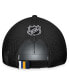 ფოტო #3 პროდუქტის Men's Gray, Black St. Louis Blues Authentic Pro Home Ice Trucker Adjustable Hat