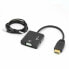 Фото #3 товара Электрический адаптер PcCom Essential HDMI VGA Jack 3.5 mm