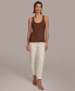 ფოტო #4 პროდუქტის Donna Karan Women's Textured Scoop-Neck Tank Top