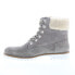 Фото #5 товара Diba True Draw Tap 31120 Womens Gray Suede Lace Up Casual Dress Boots