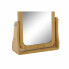 Фото #3 товара Увеличительное зеркало DKD Home Decor из натурального бамбука 21,7 x 5,5 x 21,5 см