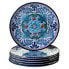 Фото #1 товара Talavera 6-Pc. Melamine Salad Plate