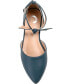 ფოტო #4 პროდუქტის Women's Vielo Bow Ankle Strap Flats