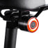 Фото #2 товара Lampka rowerowa tylna LED USB-C czerwone światło sensor STOP czarna