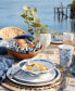 Фото #11 товара Blue Bay Melamine 20-Piece Dinnerware Set, Service for 4