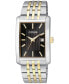 ფოტო #1 პროდუქტის Men's Two-Tone Stainless Steel Bracelet Watch 38mm BH1678-56E