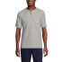 Men's Tall Waffle Short Sleeve Pajama Henley T-Shirt