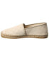 Фото #2 товара Gucci Gg Canvas & Leather Espadrille Men's White 6.5