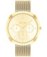 Фото #1 товара Часы Calvin Klein Gold-Tone Mesh Watch