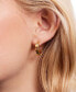 ფოტო #5 პროდუქტის Gold-Tone Small Pavé Huggie Hoop Earrings, 1"