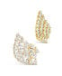 Miranda Cubic Zirconia Fan Stud Earrings