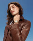 ფოტო #4 პროდუქტის Unisex Elliot Saddle Leather Strap Watch 40mm