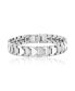 ფოტო #1 პროდუქტის Polished Puzzle Magnetic Link Tungsten Bracelet