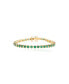 Фото #1 товара Браслет The Lovery Emerald Bezel Bracelet.