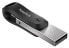 Фото #3 товара SanDisk iXpand, 64 GB, USB Type-A / Lightning, 3.2 Gen 2 (3.1 Gen 2), Swivel, Black, Silver