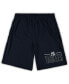 ფოტო #4 პროდუქტის Men's Heathered Gray, Navy New York Yankees Big and Tall T-shirt and Shorts Sleep Set
