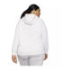 Фото #3 товара Nike Sportswear 289189 Womens Essential Pullover Fleece Plus Size Hoodie size 1X