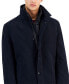 Фото #4 товара Men's Classic-Fit Bib Wool Blend Overcoat